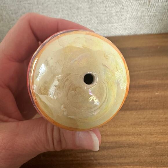 VTG Easter Bunny Figurine With Flower‎ Wire Basket And Colorful Ceramic Eggs - Picture 11 of 16